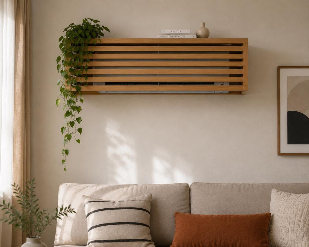 Handmade Wooden Air Conditioner Cover