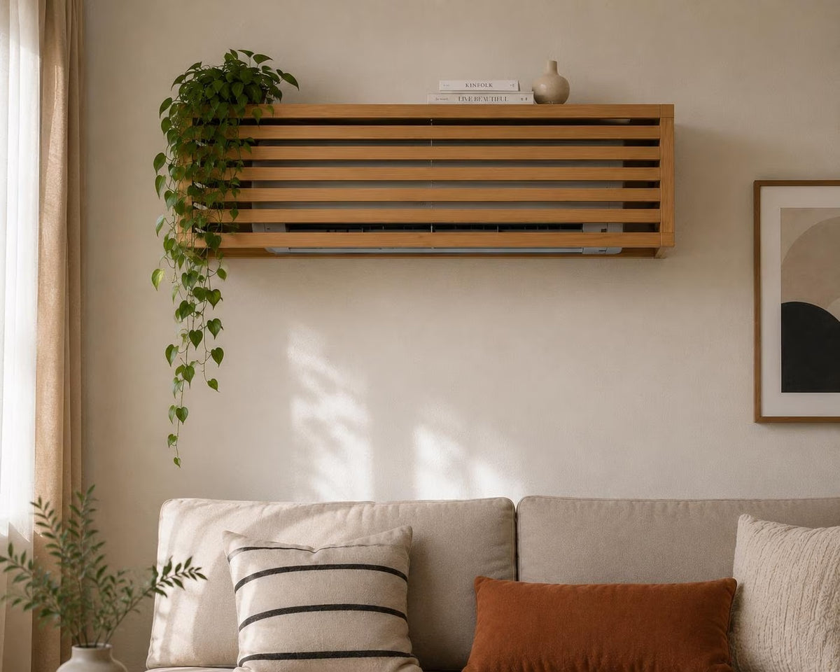 Handmade Wooden Air Conditioner Cover