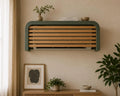 Rounded Handmade Wooden Air Conditioner Cover